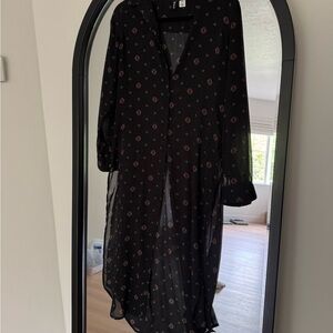 BDG long sleeve sheer blouse
